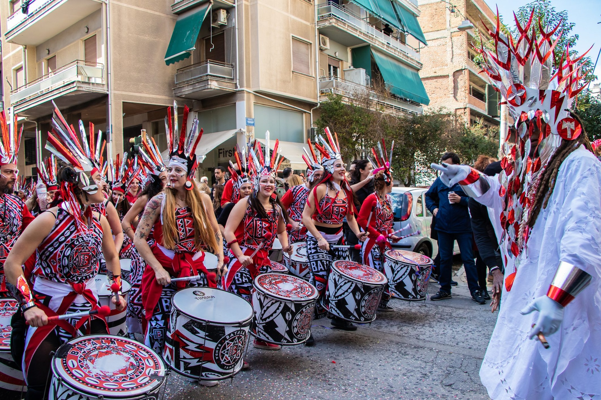 Sfilata annuale di carnevale a Metaxourgeio ad Atene