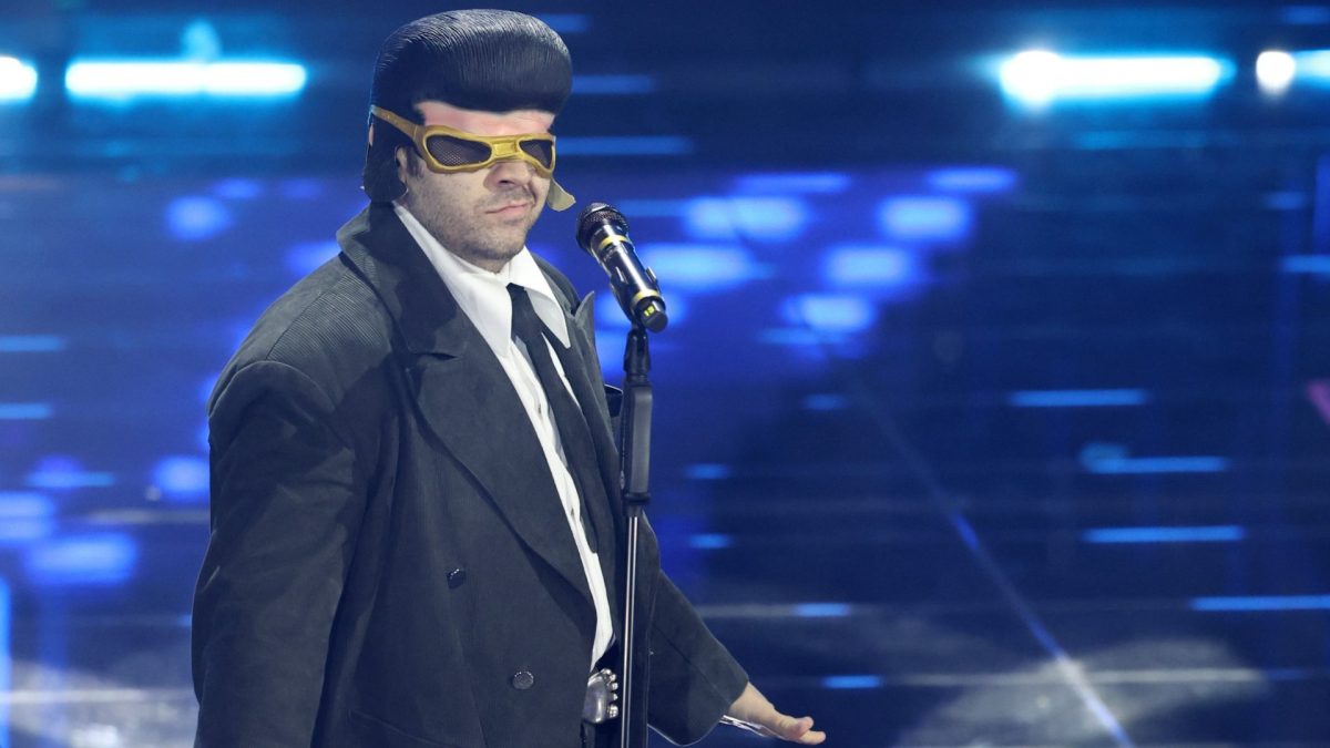 Tony Pitony alla serata dei duetti di Sanremo 2026