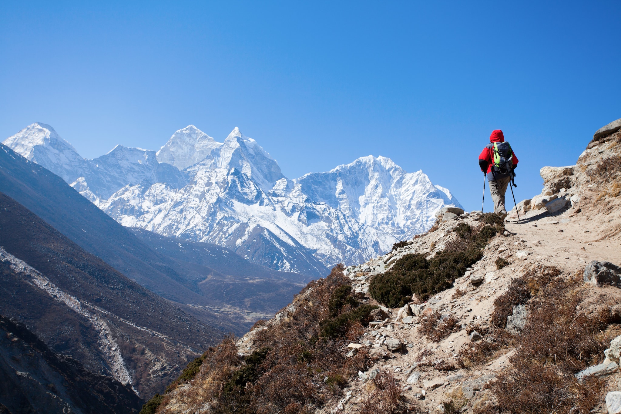 Trekking sulle montagne dell’Himalaya, Nepal