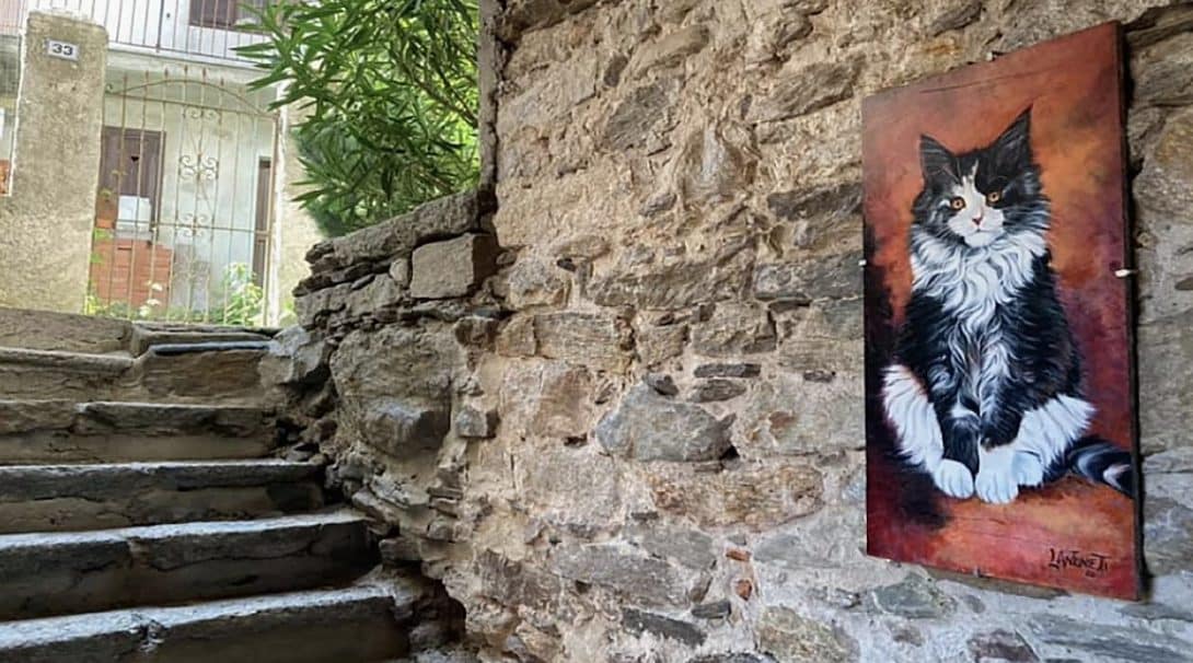 Una delle opere d’arte di Brolo