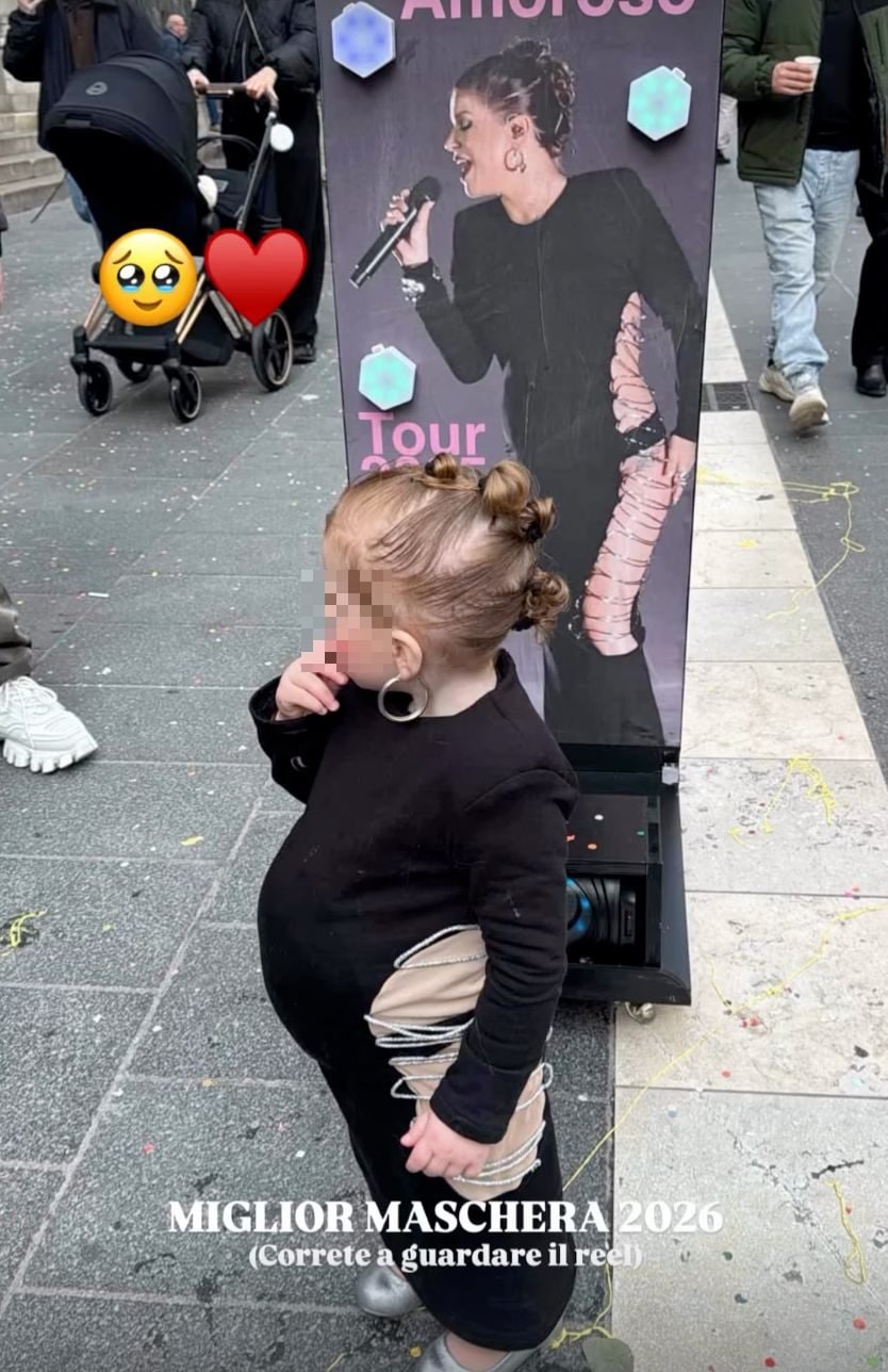 Il costume ispirato ad Alessandra Amoroso