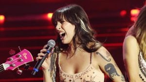 Bambole di Pezza portano a Sanremo un messaggio di pace: cosa c'è scritto sul vestito