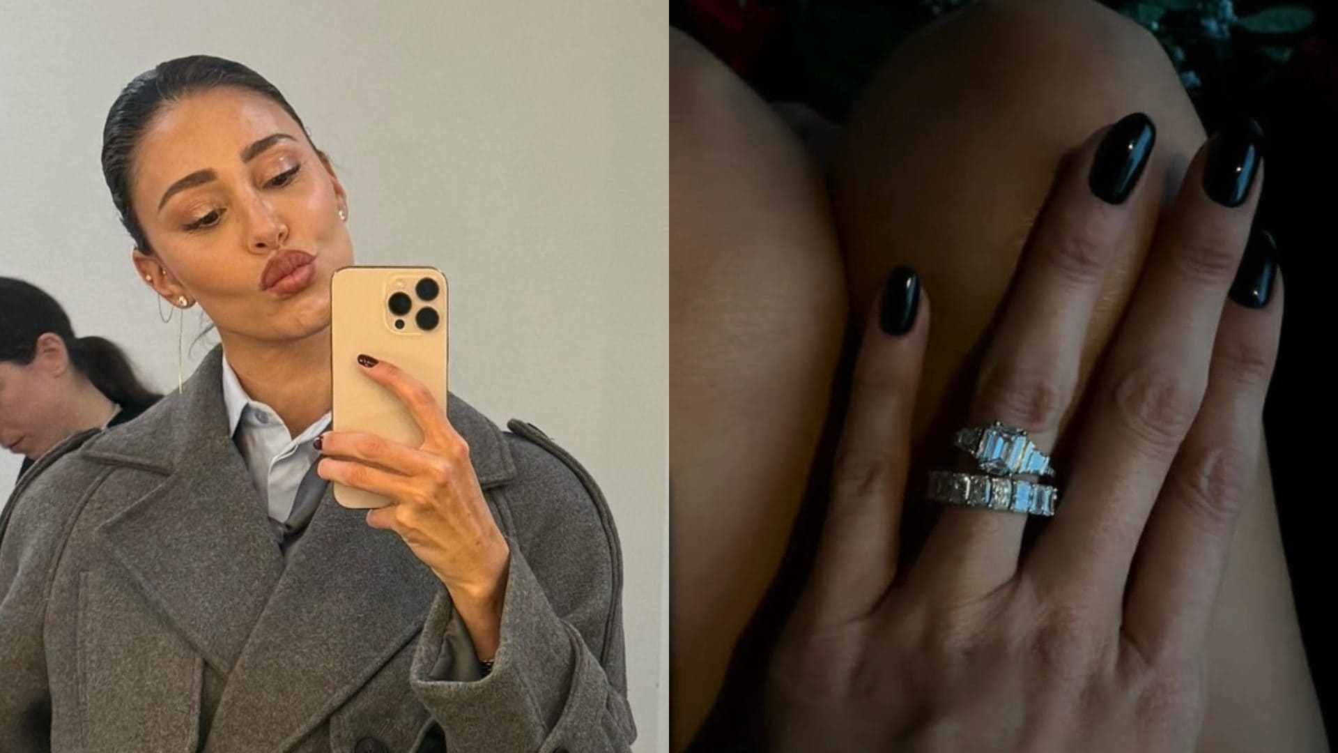 Belén Rodriguez si prepara al duetto di Sanremo con gli anelli da quasi 10mila euro