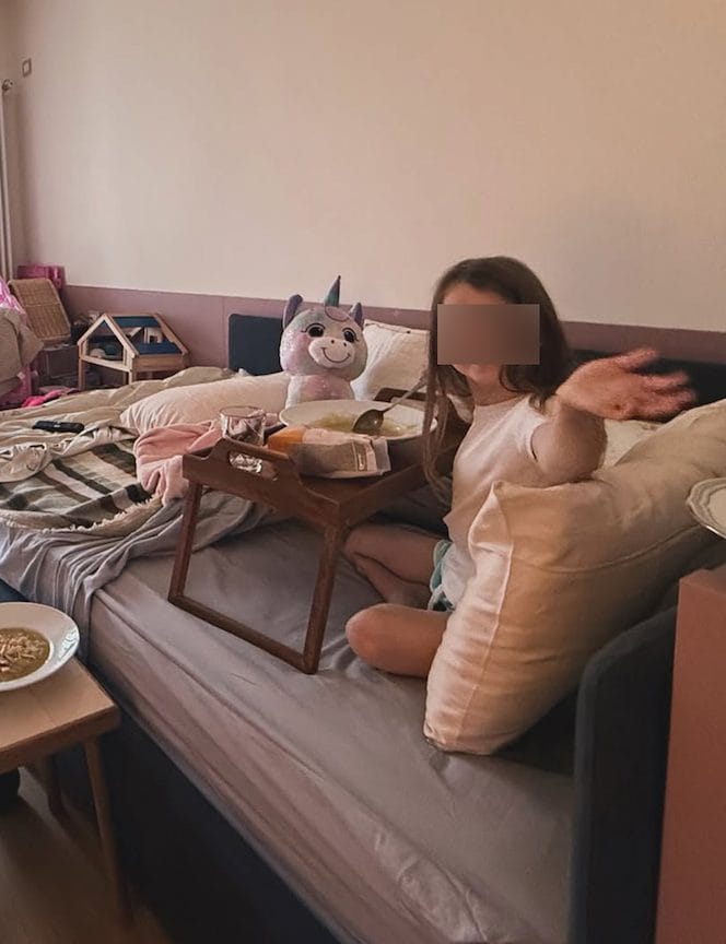 Un dettaglio della cameretta di Luna Marì nella nuova casa di Belén Rodriguez