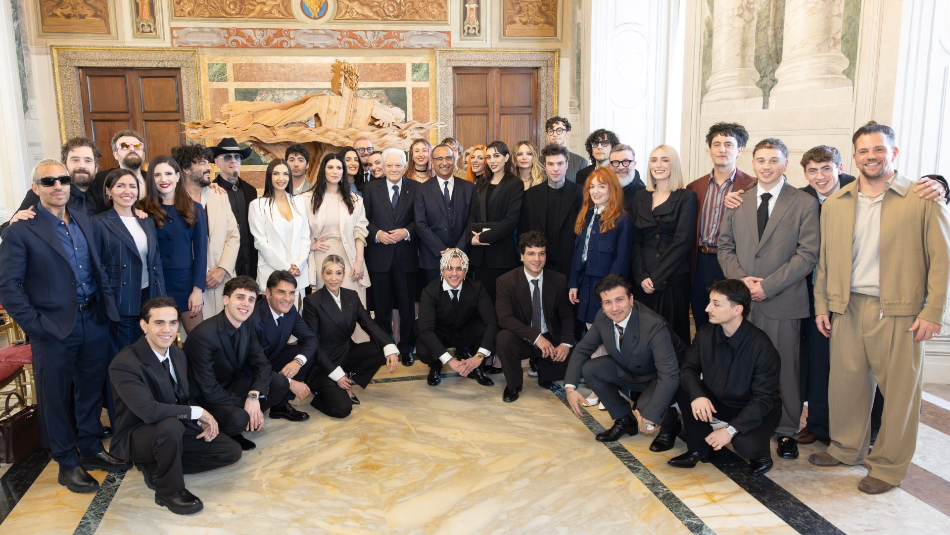 I cantanti di Sanremo al Quirinale