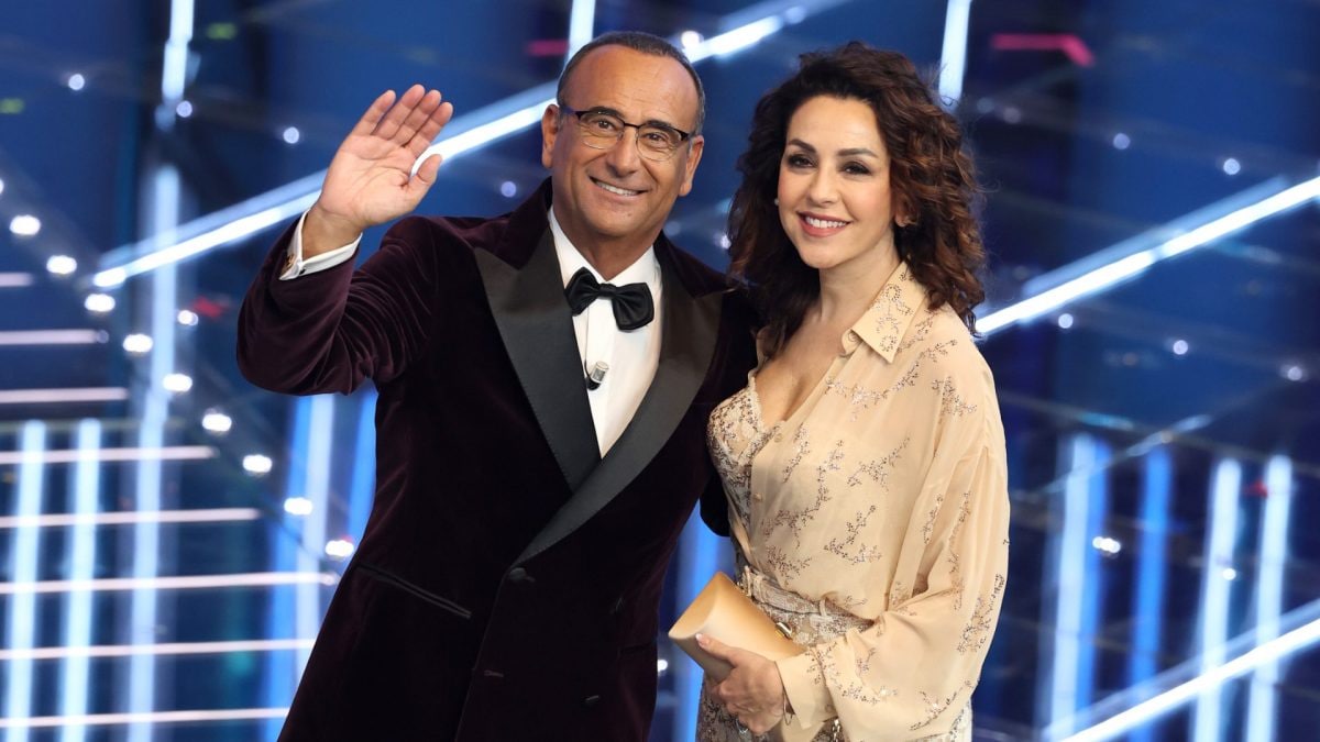 Francesca Vaccaro e Carlo Conti