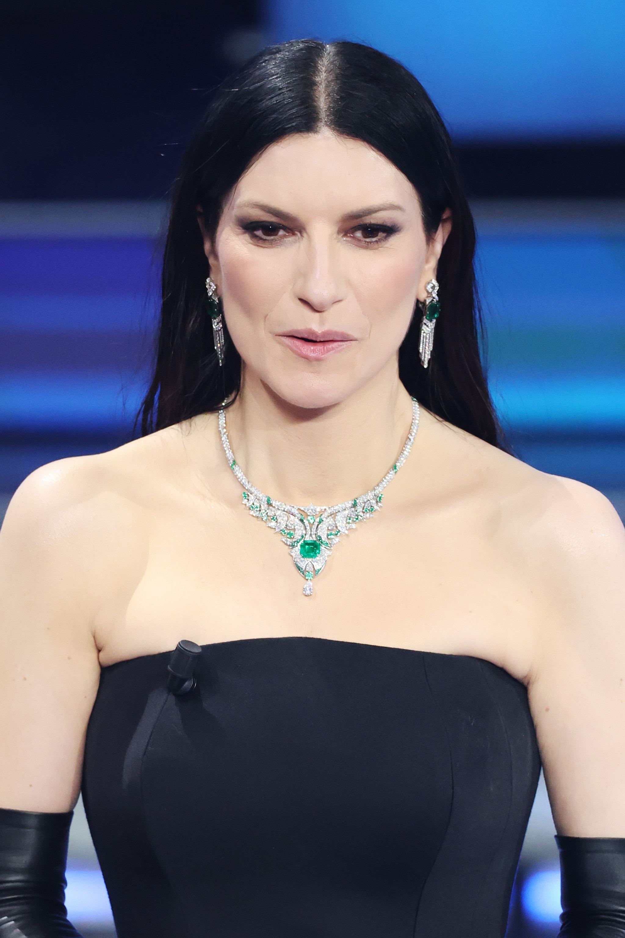 Laura Pausini con gioielli Bulgari