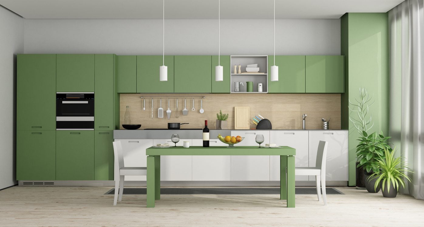 Cucina verde