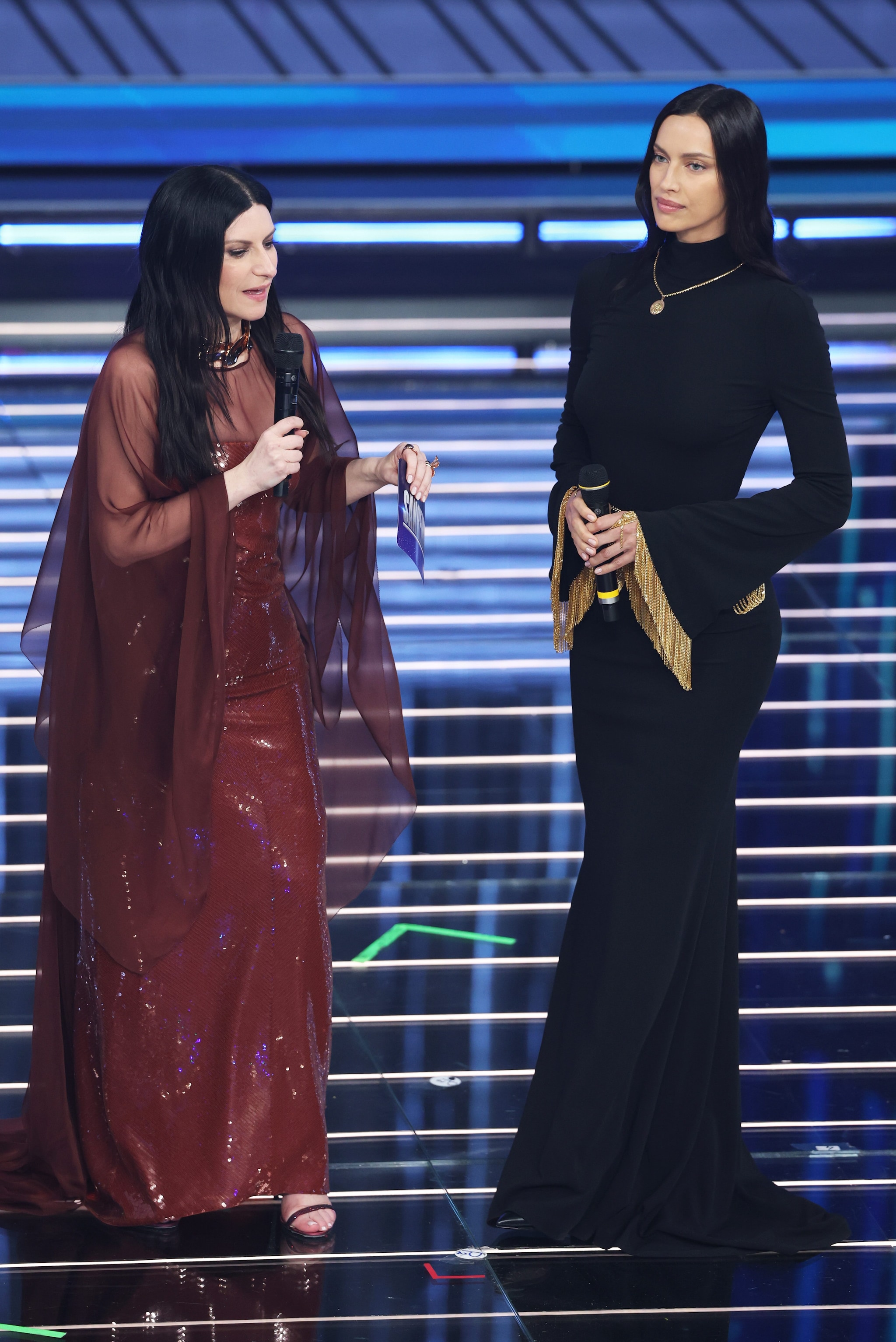 Laura Pausini e Irina Shayk