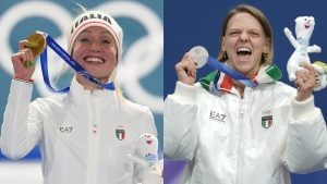Unghie tricolore e smalto fluo alle Olimpiadi Milano-Cortina per le campionesse Fontana e Lollobrigida