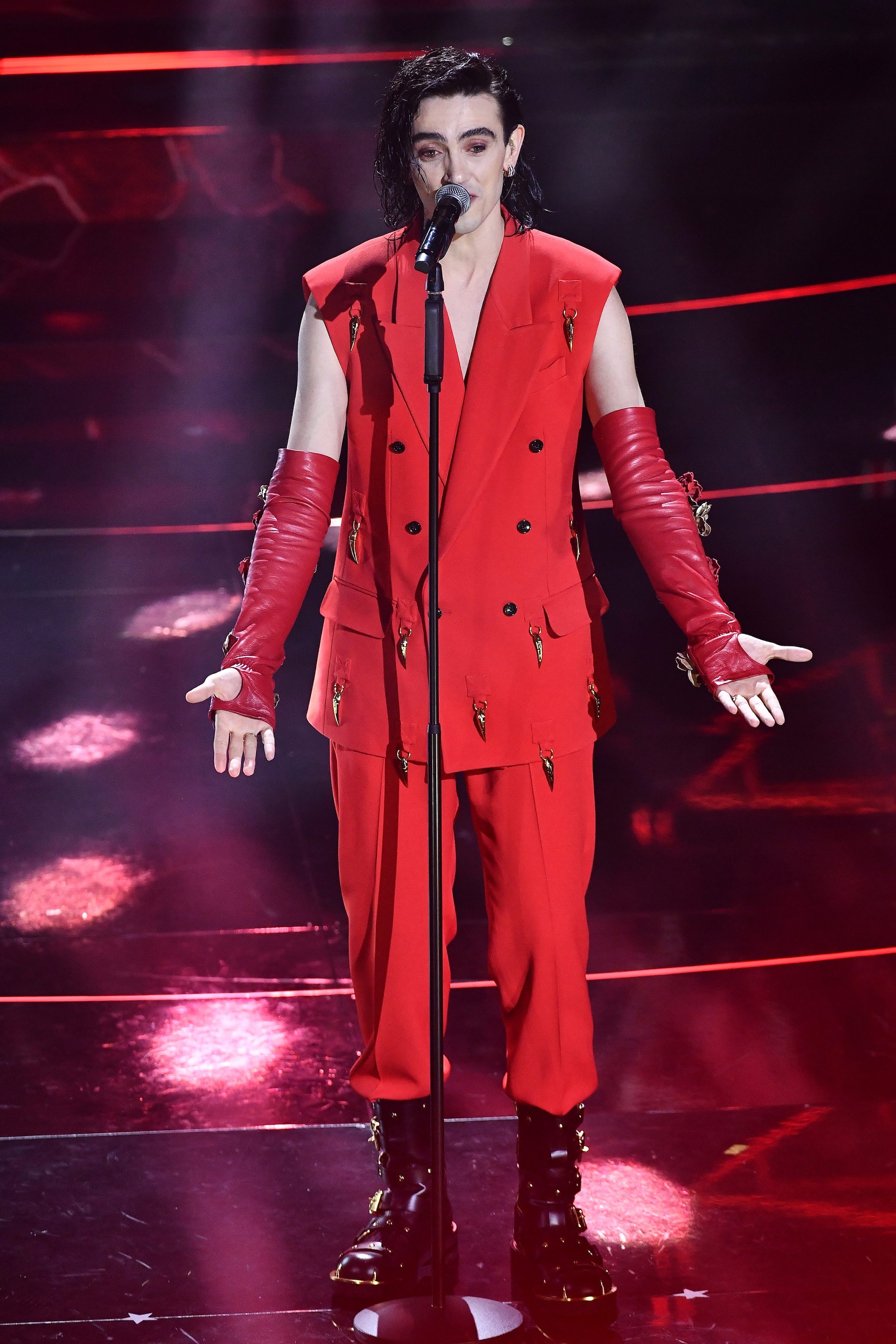 Michele Bravi in Roberto Cavalli, Sanremo 2022