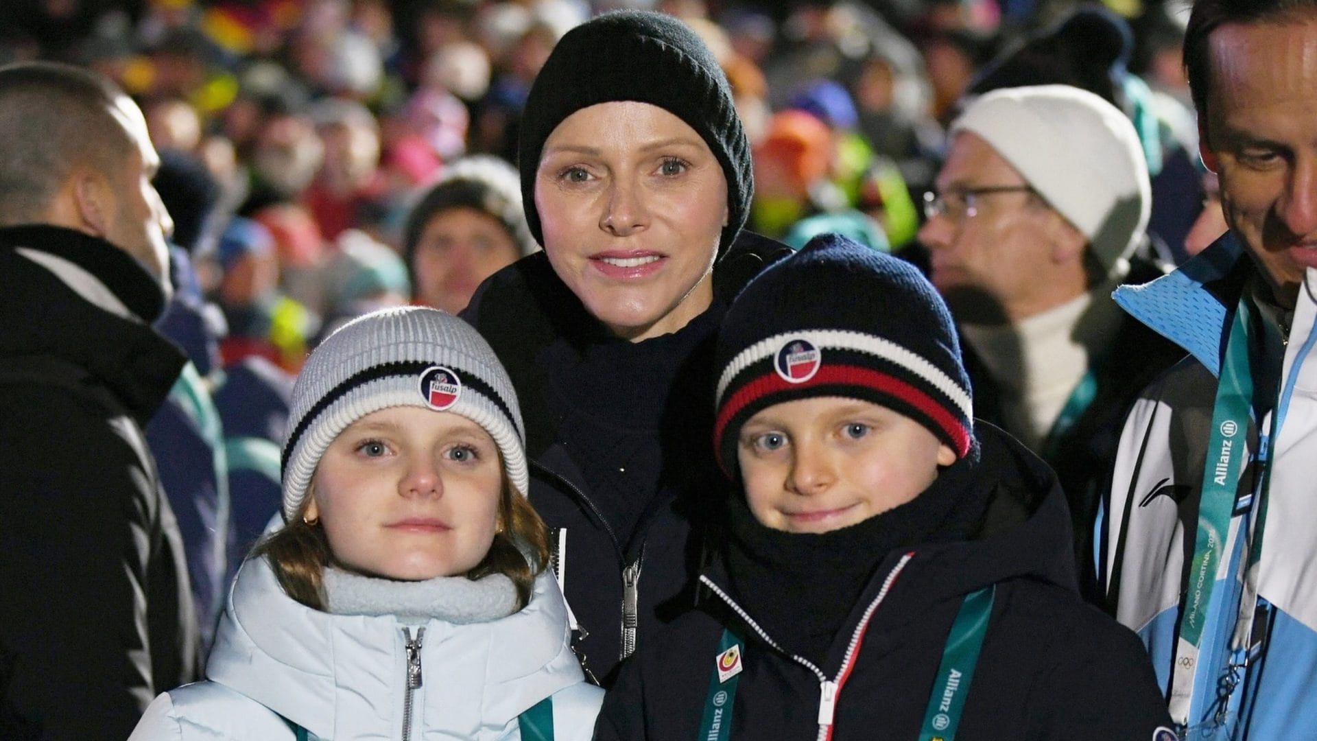 I principini di Monaco a Milano Cortina: Jacques e Gabriella sono adorabili coi cappelli coordinati