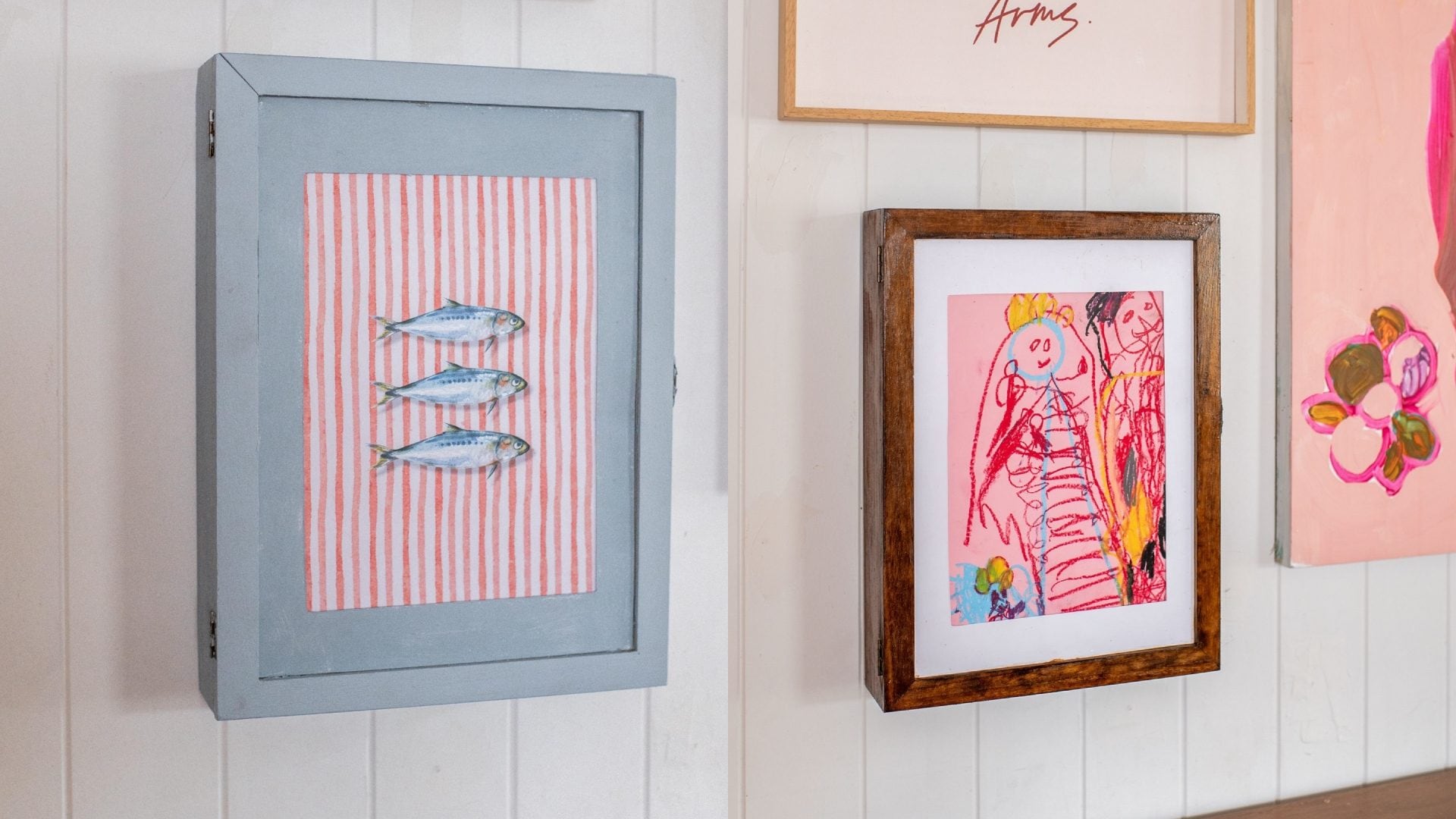 Come trasformare i quadri incorniciati in contenitori nascosti