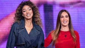 Samira Lui a Verissimo anticipa la primavera con il look total denim