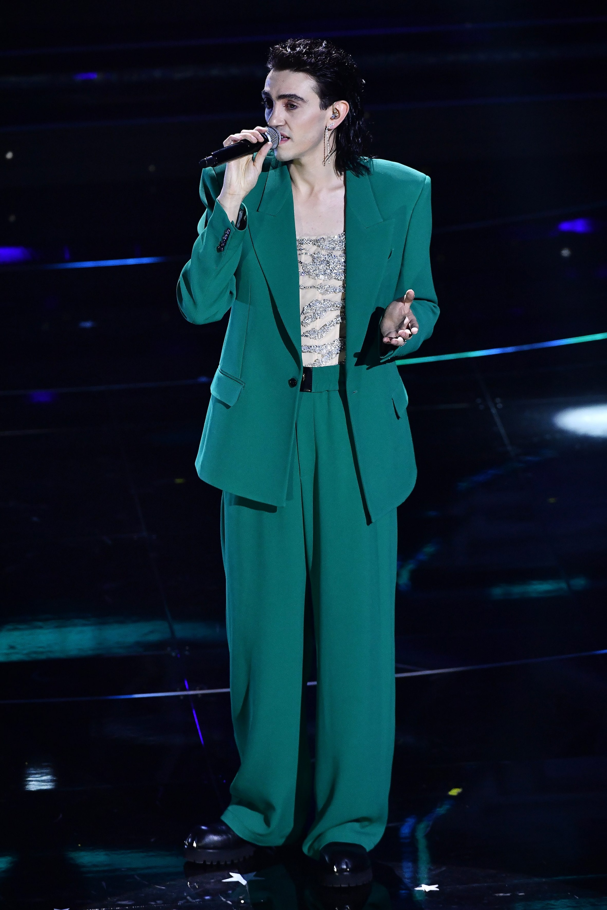 Michele Bravi in Roberto Cavalli, Sanremo 2022