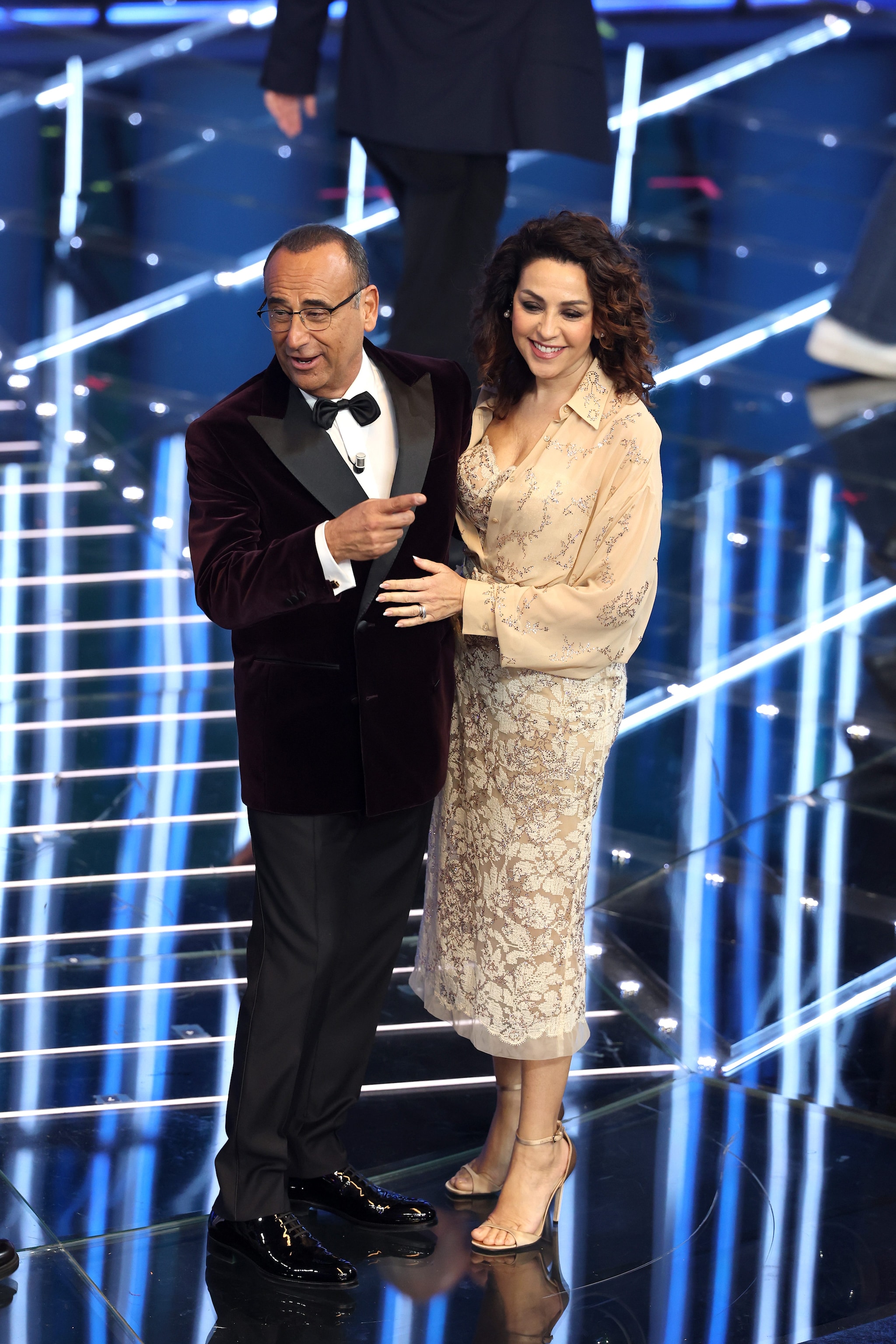 Francesca Vaccaro e Carlo Conti