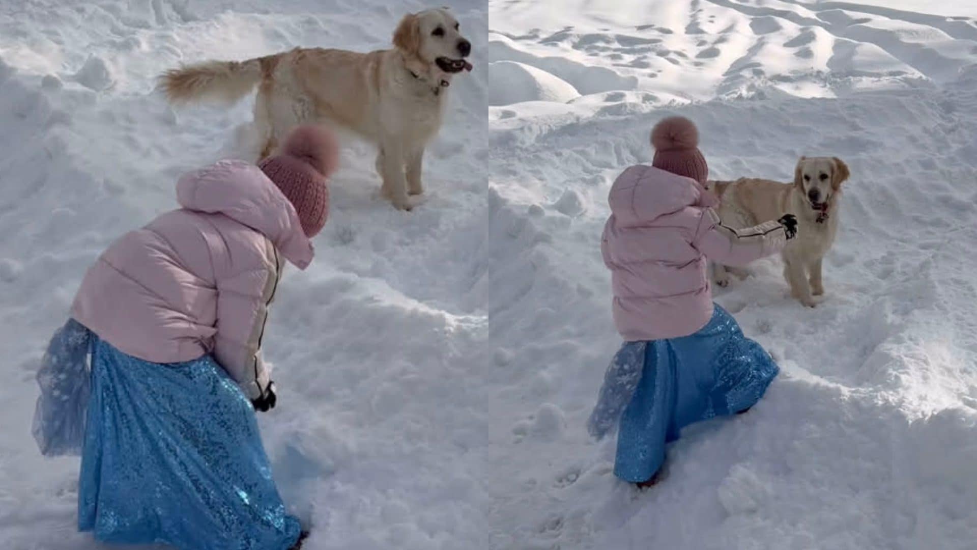 Chiara Ferragni torna a mostrare Vittoria sui social: sulla neve non rinuncia al costume di Elsa