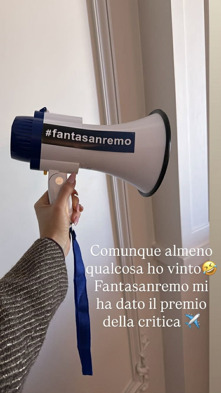Il regalo ricevuto dal Fantasanremo