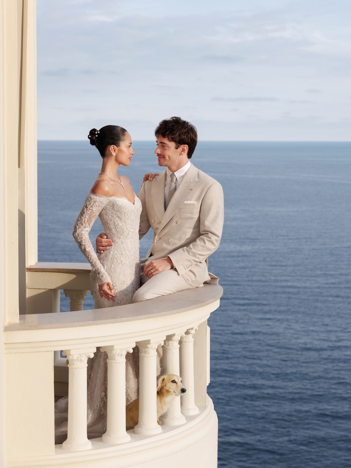 Charles Leclerc e Alexandra Saint Mleux