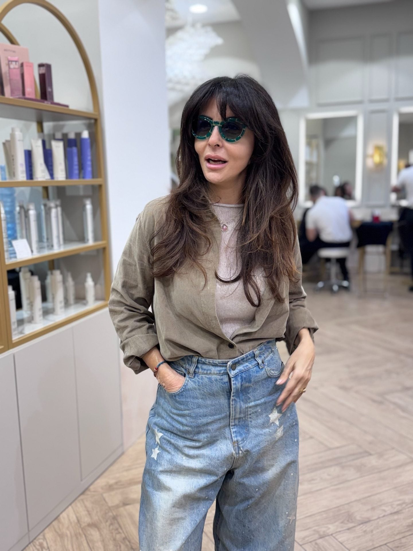 Il nuovo taglio di capelli di Sabrina Ferilli