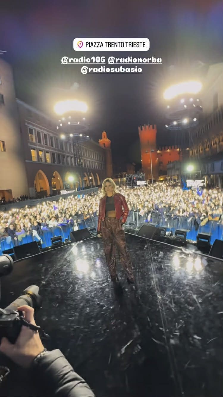 Michelle Hunziker a Battiti Live Spring