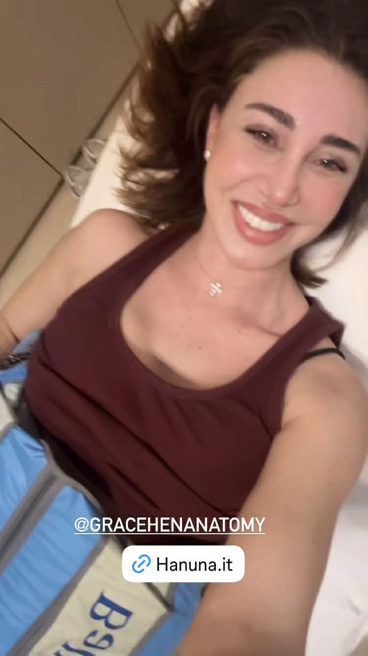 Belén Rodriguez a fine trattamento