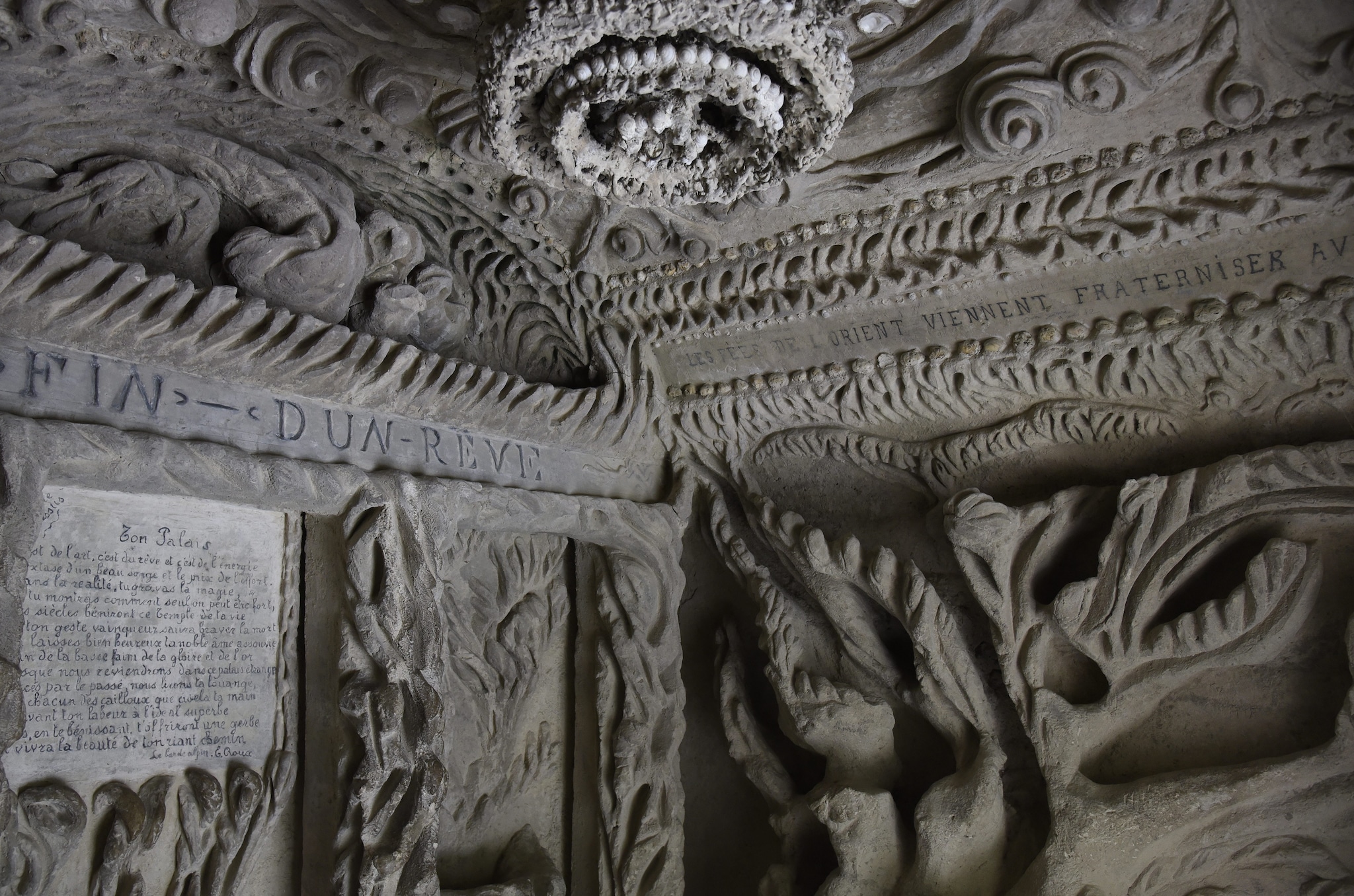 Dettaglio del palazzo di Cheval