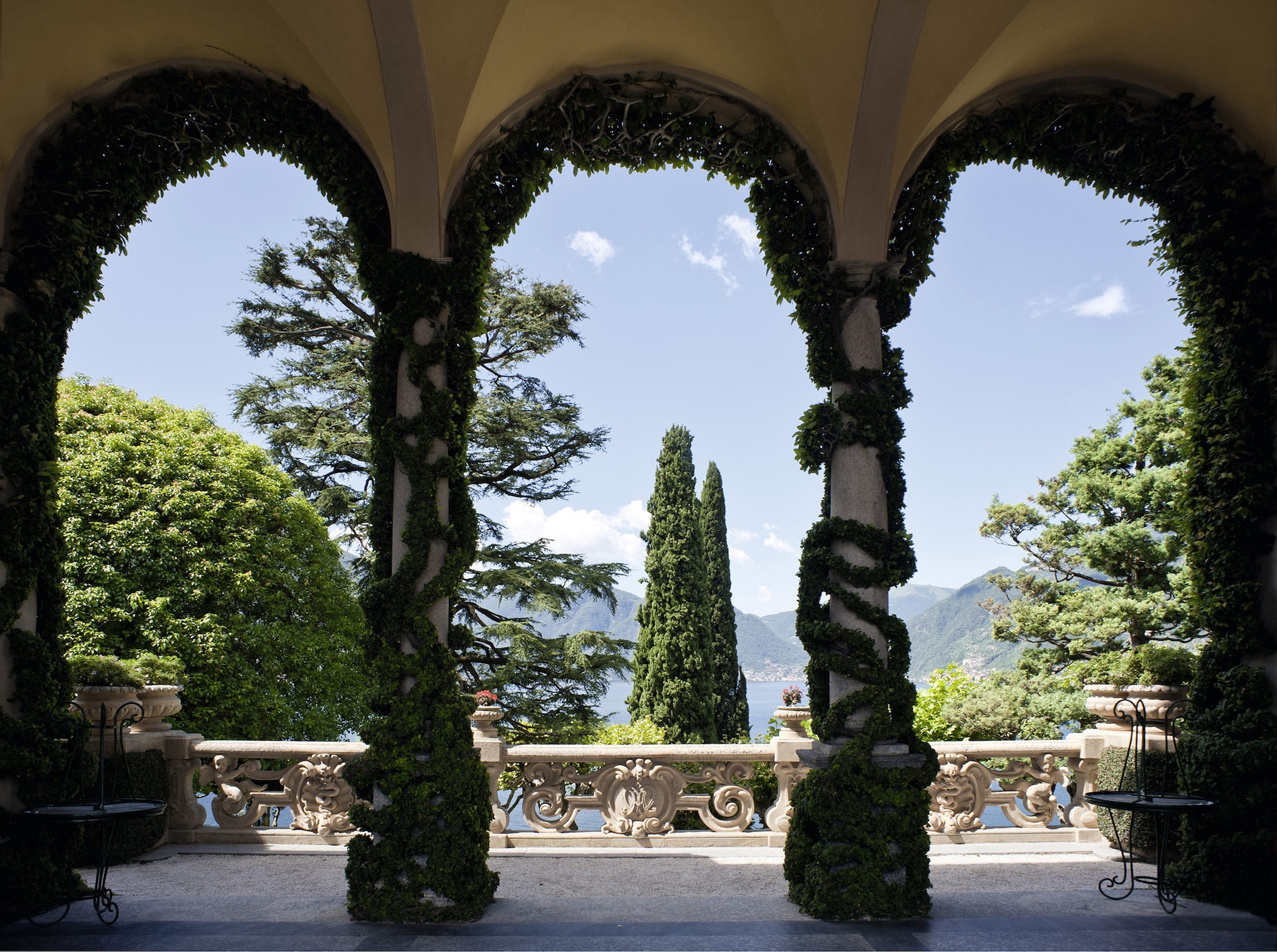 Dettaglio della Loggia di Villa Balbianello