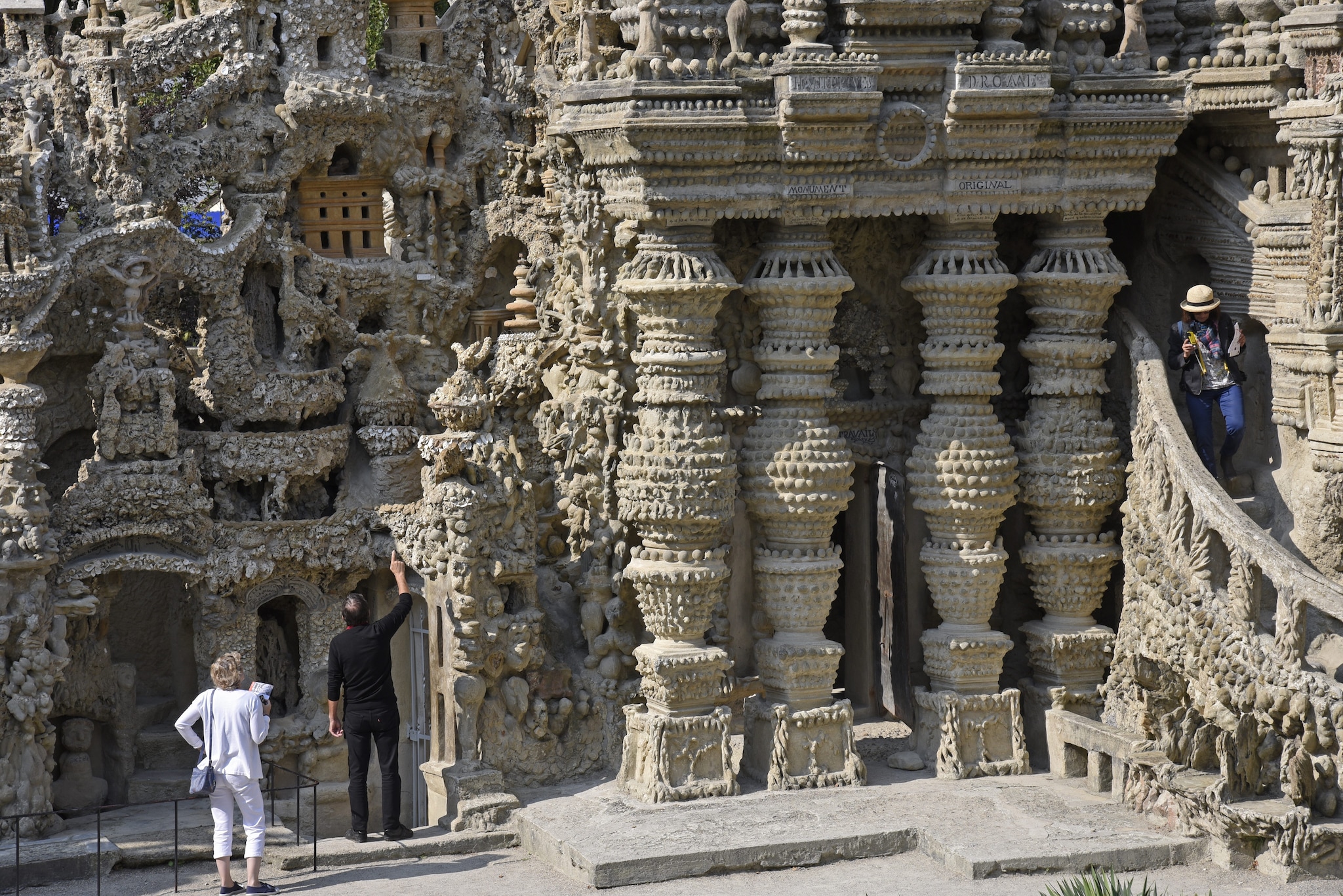 Dettaglio della facciata principale del palazzo