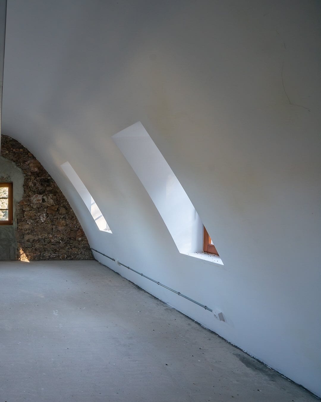 Gli interni dello chalet