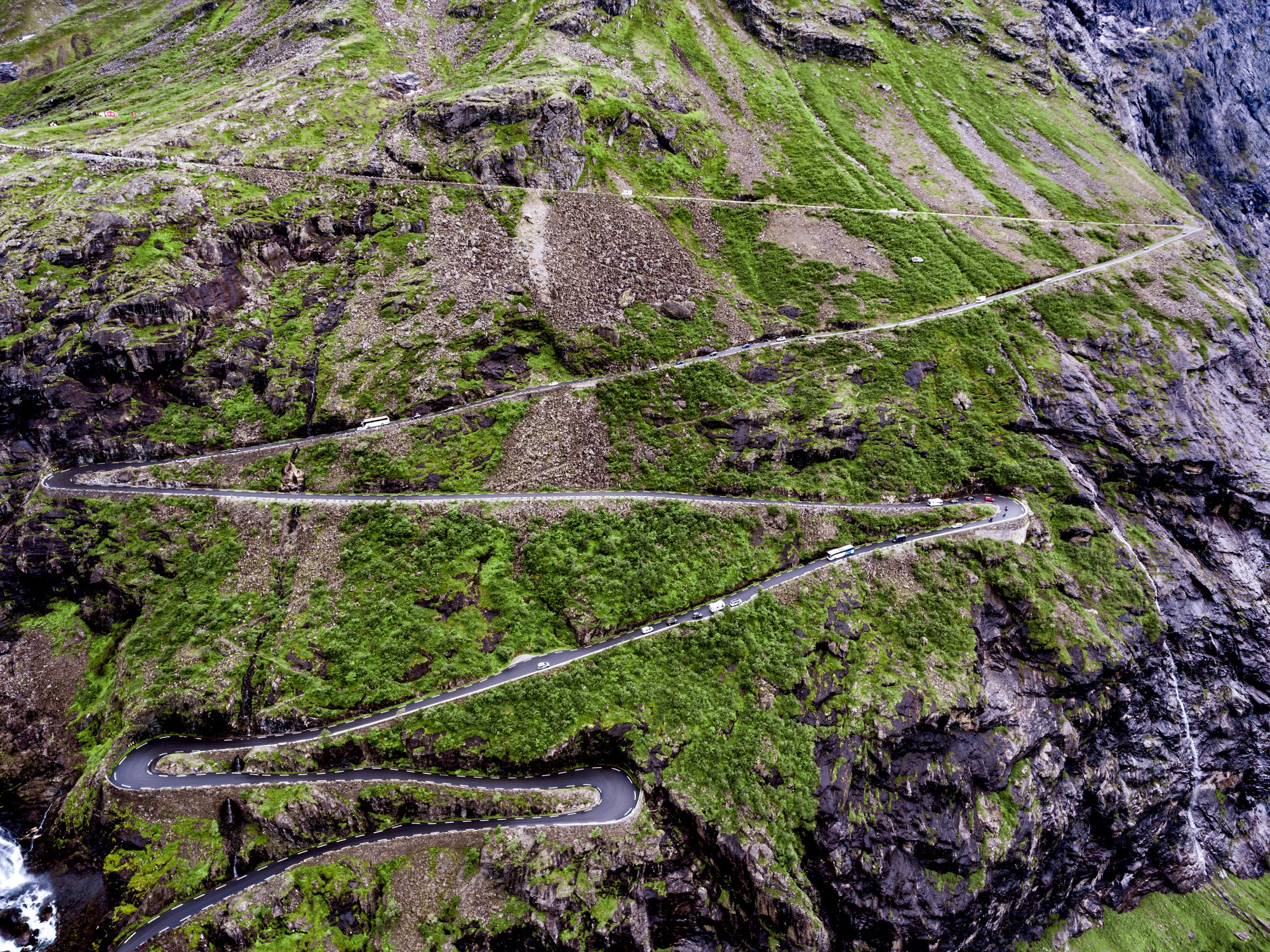 I tornanti della strada panoramica Trollstigen