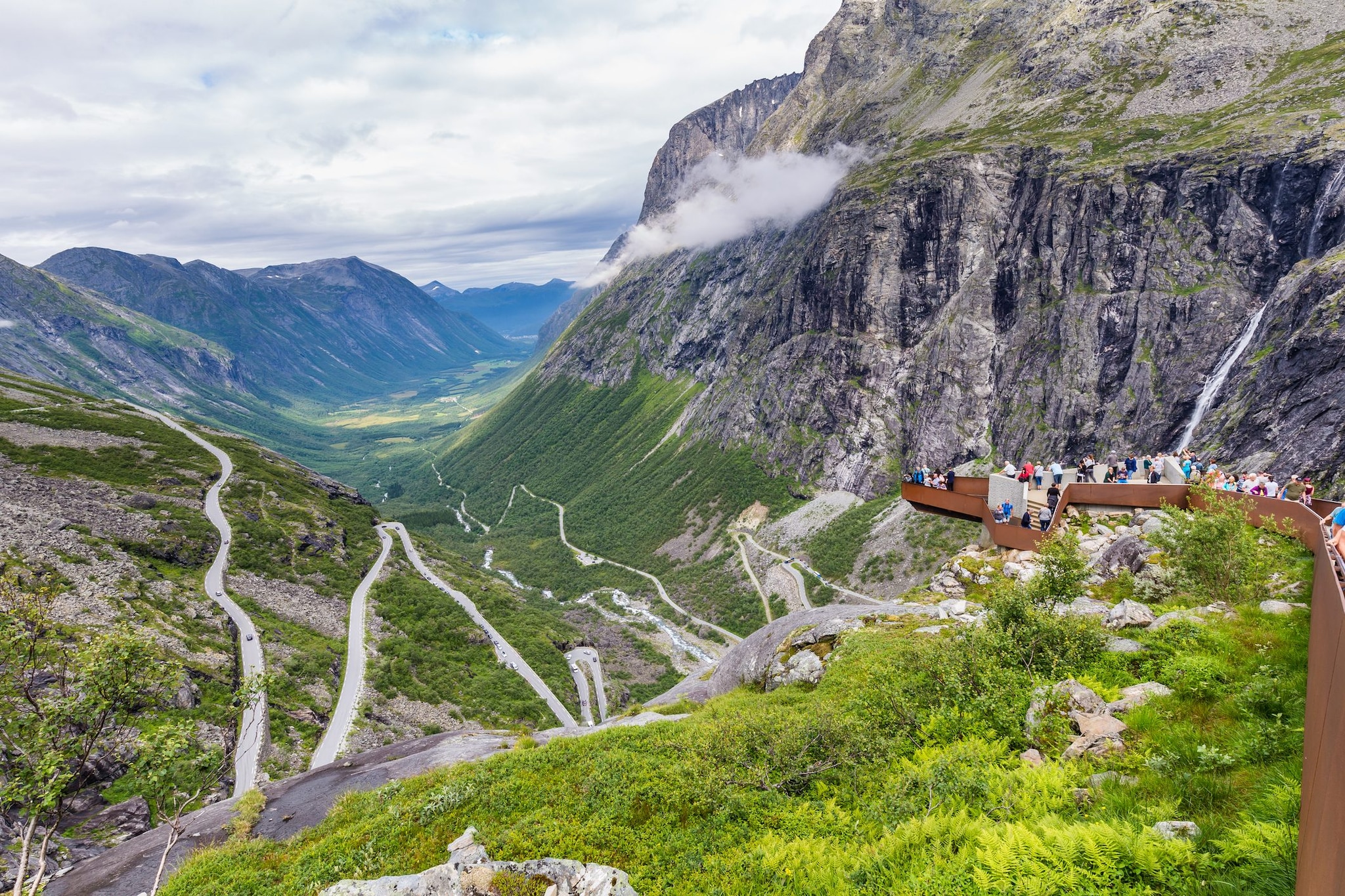 La strada panoramica Trollstigen, Norvegia
