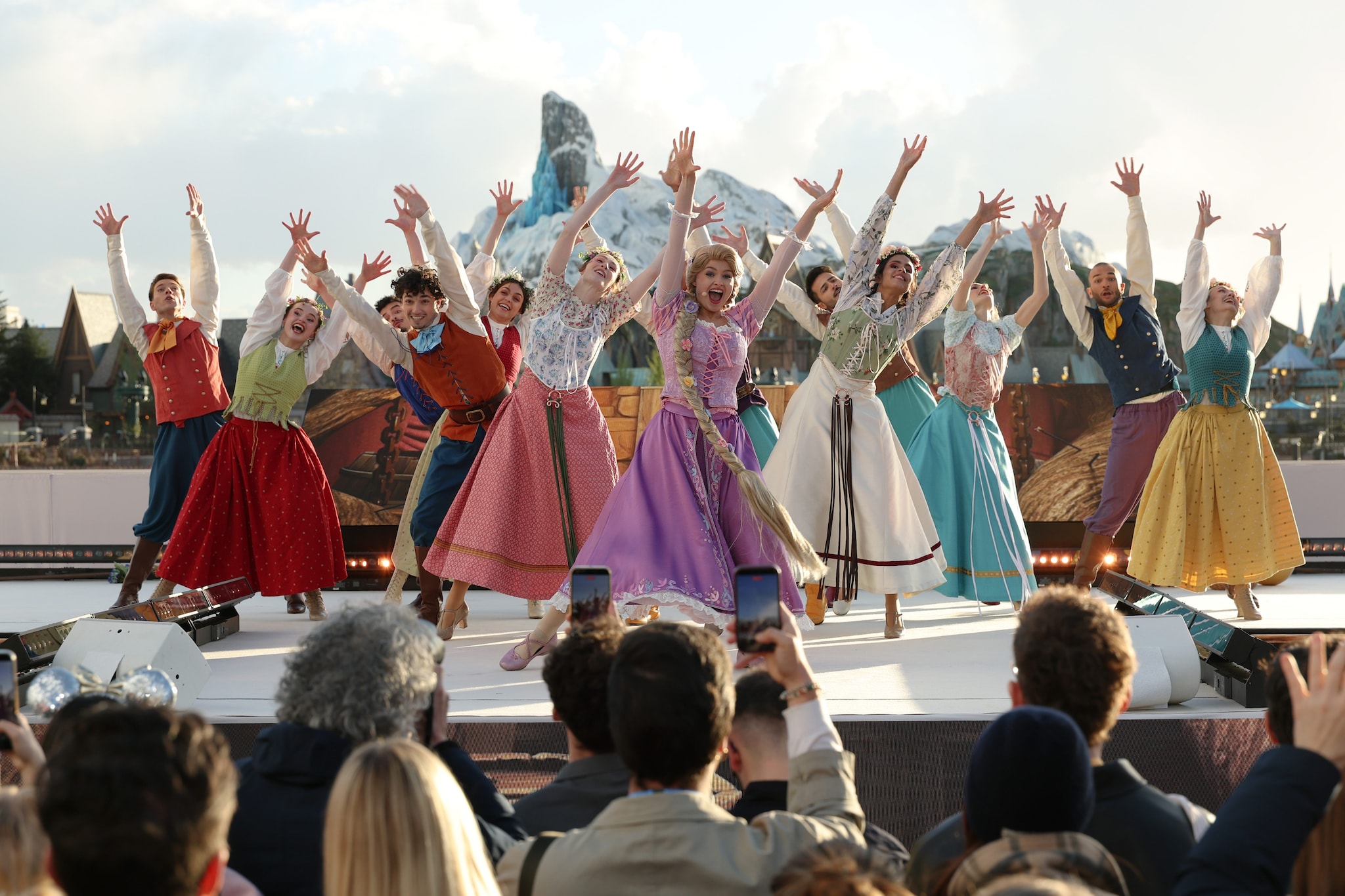 Lo spettacolo della cerimonia inaugurale a Disneyland Paris