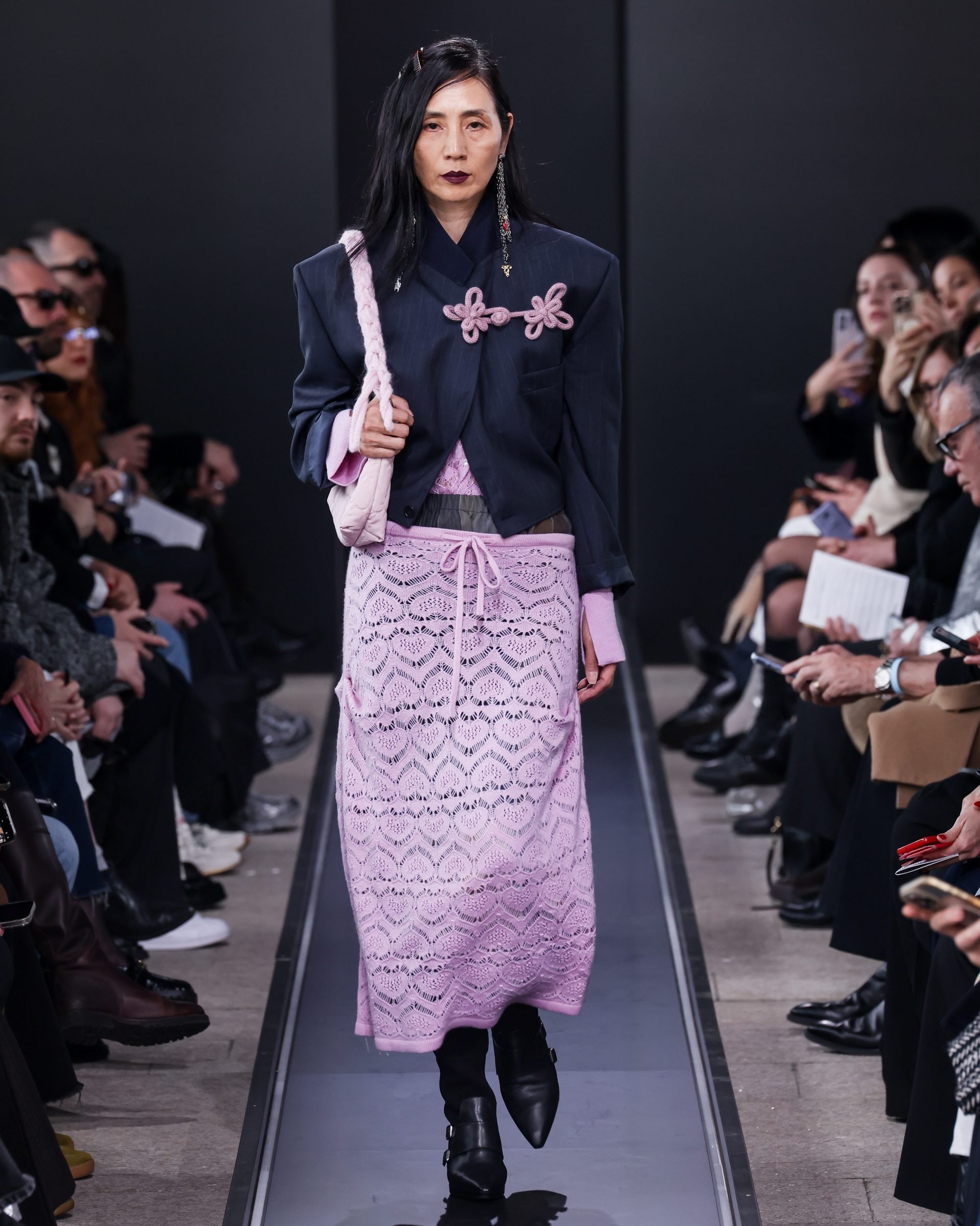 Un look dalla sfilata Autunno/Inverno 2026–2027 di Marco Rambaldi