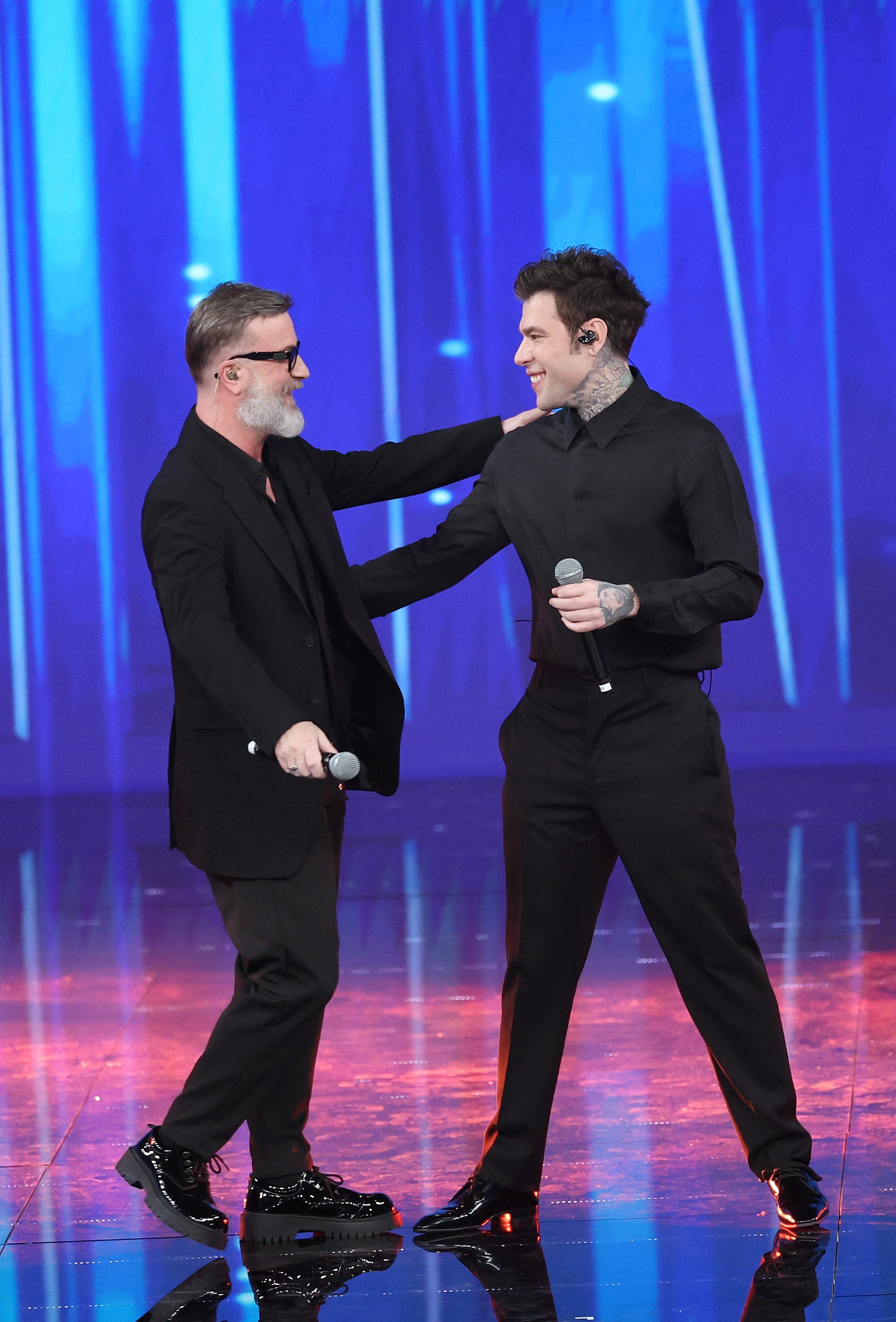 Fedez e Masini sul palco di Sanremo Top