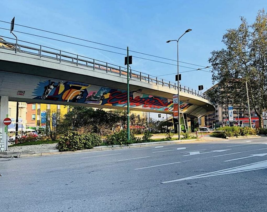 Murales di Pablo Pinxit Compagnucci e Lillo Loris a Corvetto