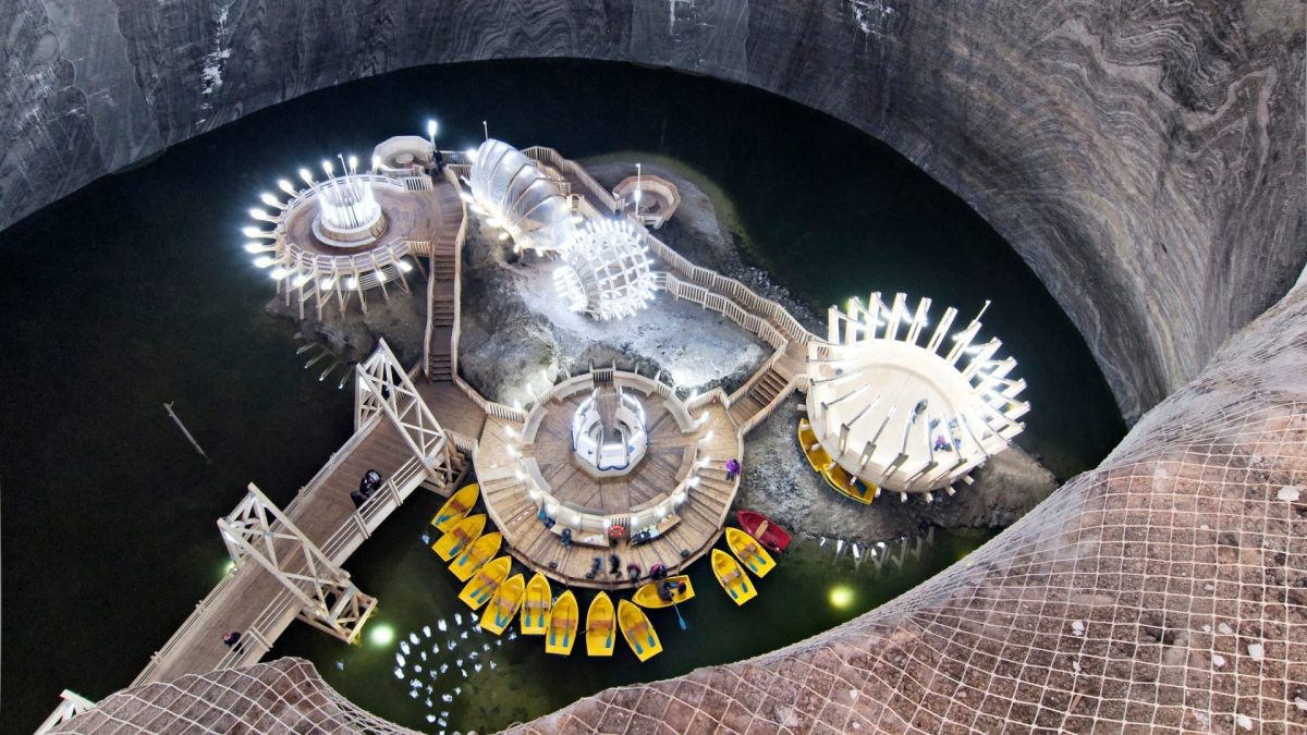 Salina Turda, il luna park a più di 100 metri sotto terra
