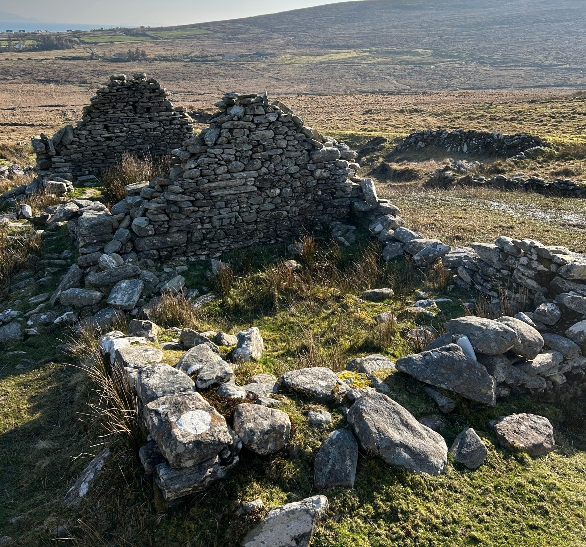 Una delle case abbandonate del Slivermore Deserted Village