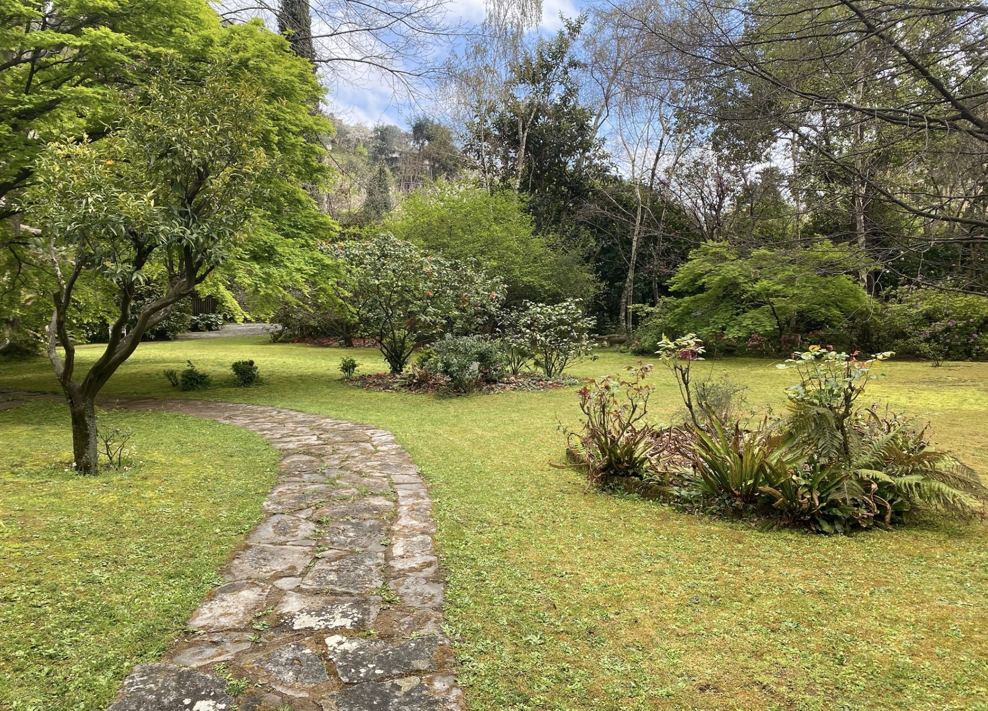 Uno scorcio del giardino incantato