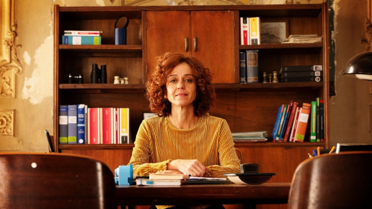 Vanessa Scalera sul set della 5 stagione di Imma Tataranni