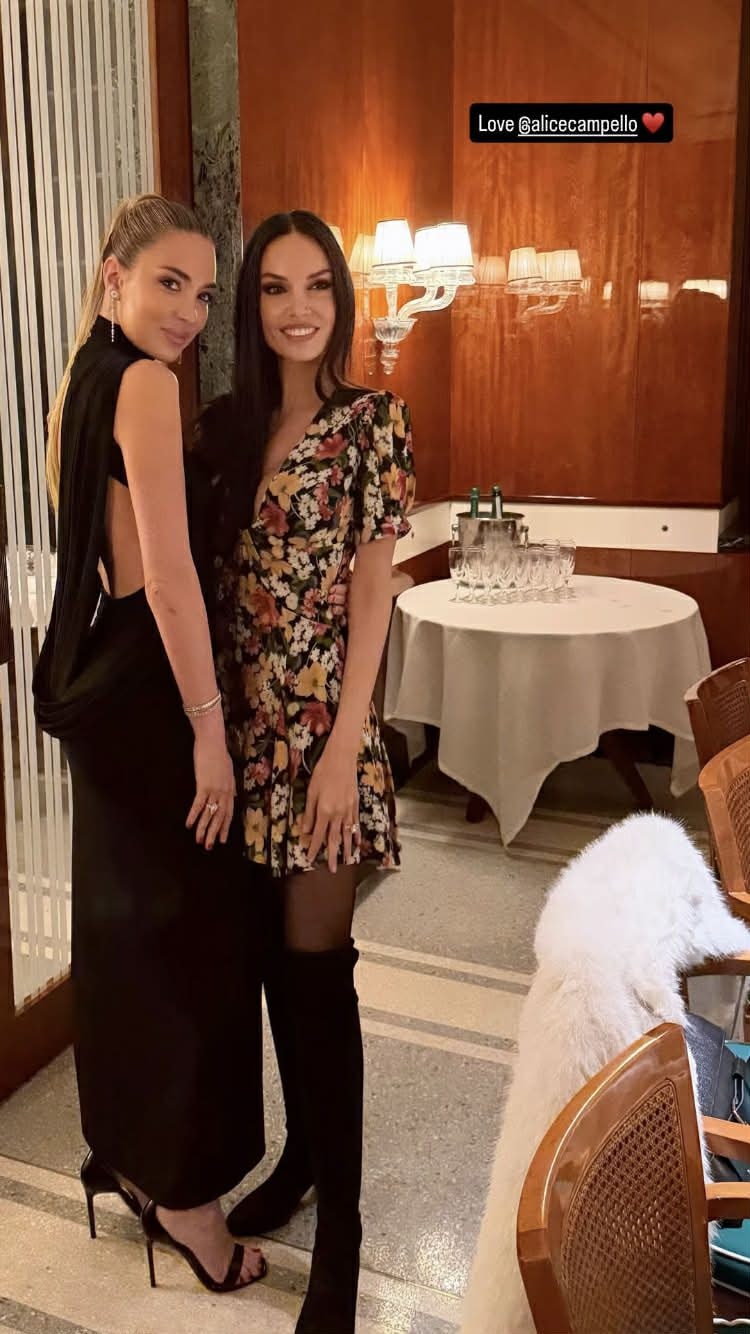 Il look da compleanno di Alice Campello