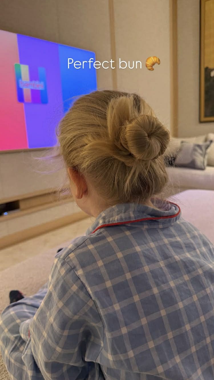 Lo chignon di baby Vittoria