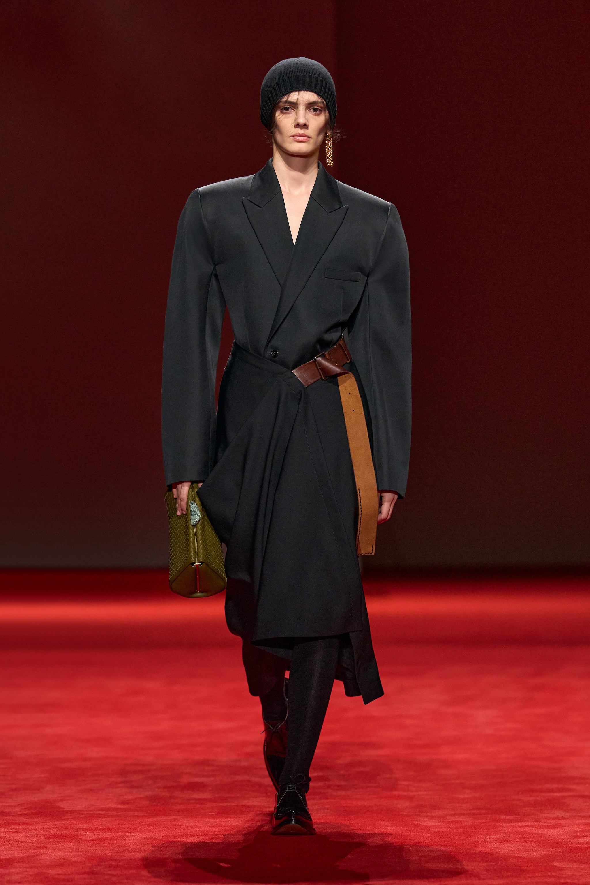Un look Bottega Veneta dalla sfilata Autunno/Inverno 2026–2027