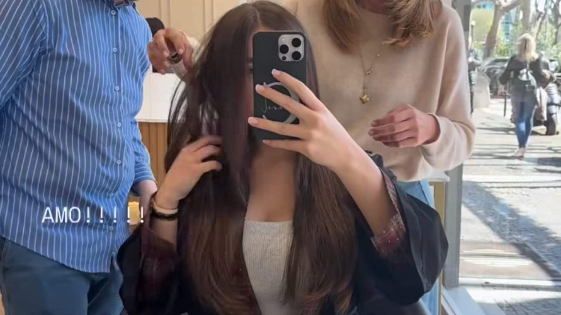 Chanel Totti rivela il segreto dei suoi capelli: usa delle extension extra long