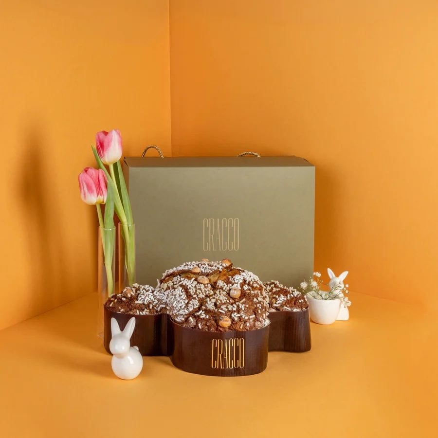 La colomba Tre cioccolati e nocciole