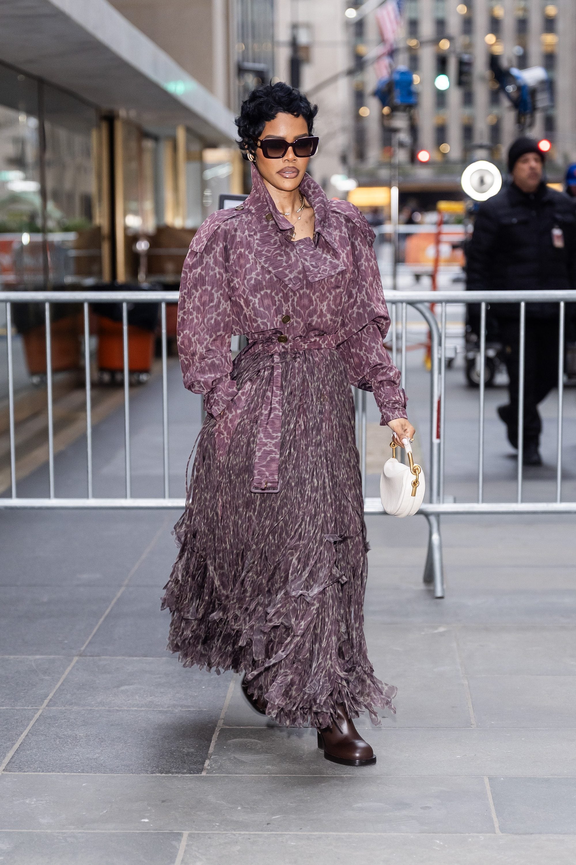 Tenaya Taylor in Burberry