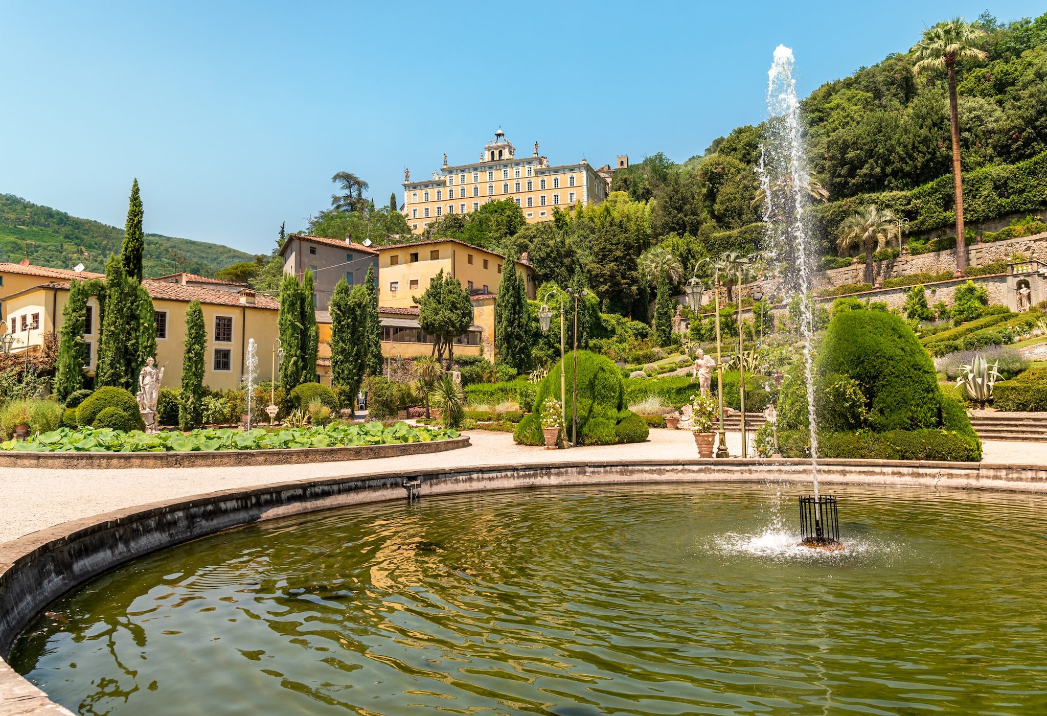 Giardino storico Garzoni a Collodi, in Toscana