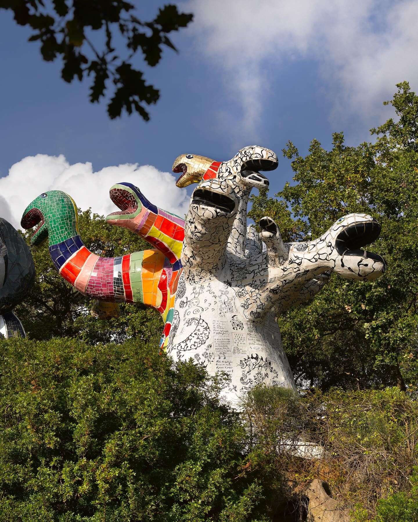 Il Giardino dei Tarocchi in Toscana, Instagram @giardinodeitarocchi_official