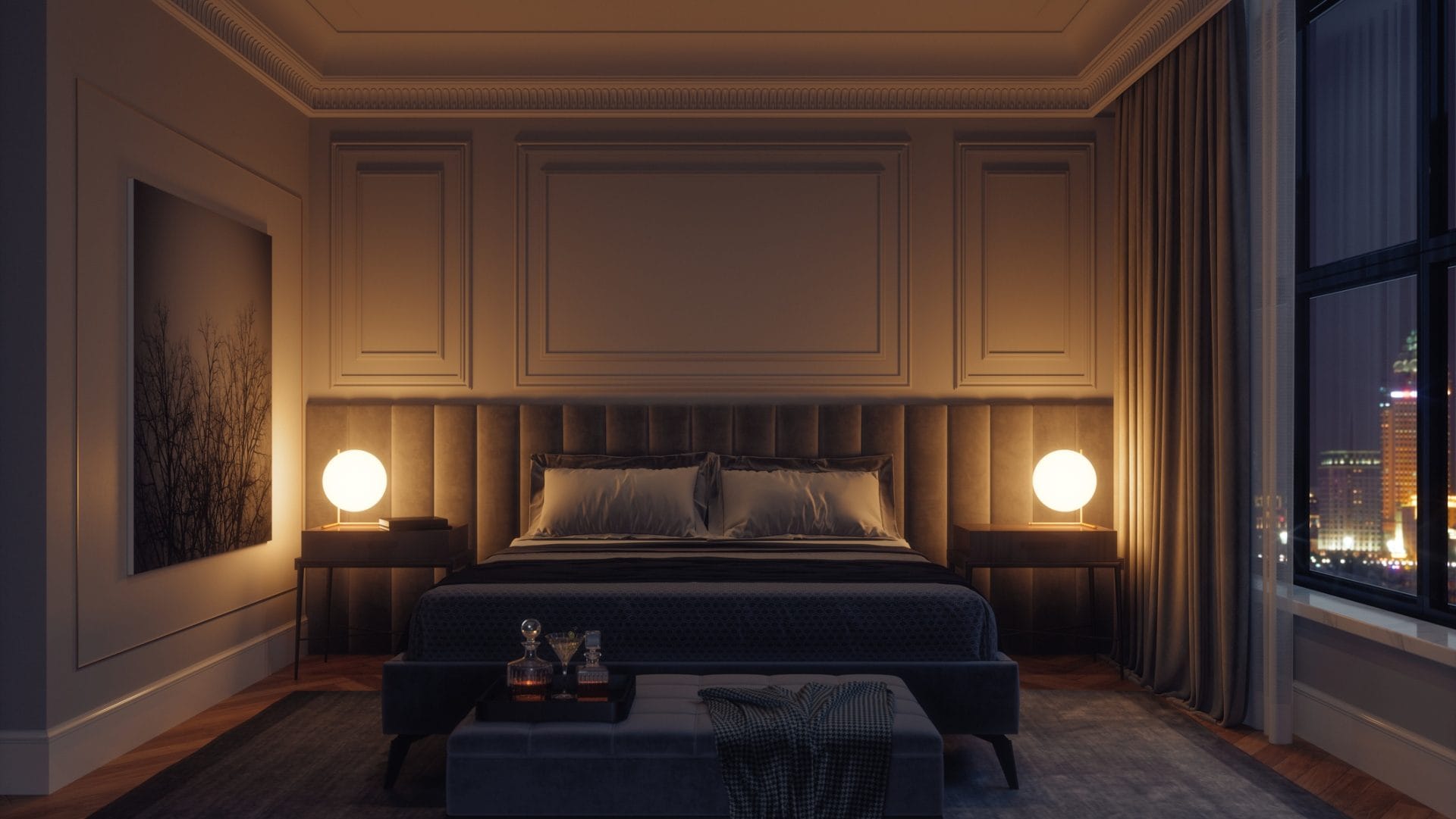 Se non riesci a rilassarti in camera da letto, il problema potrebbe essere l’illuminazione