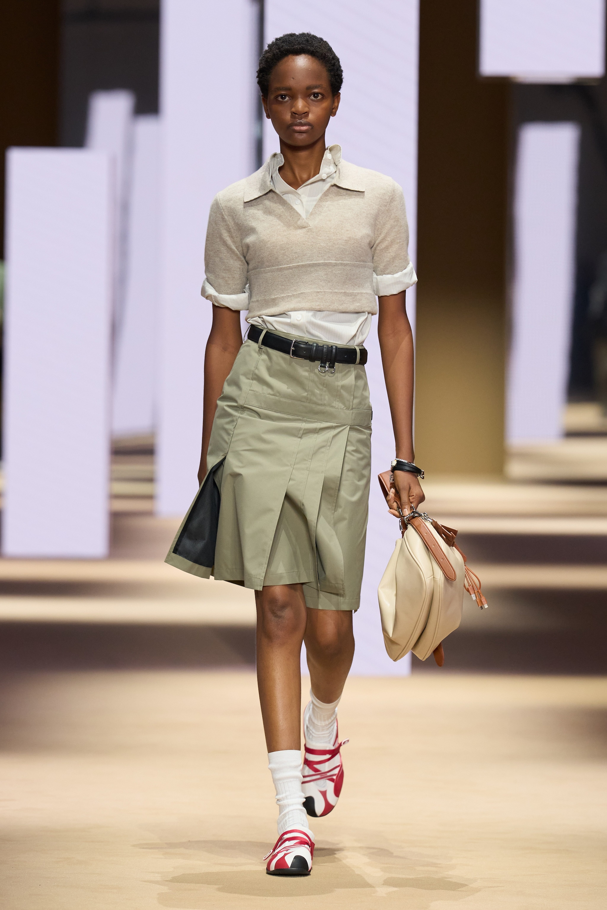 Un look dalla sfilata Autunno/Inverno 2026–2027 di Fila